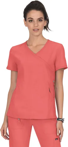 Vista 3 de KOI Lite Philosophy - Camiseta médica de 3 bolsillos para mujer