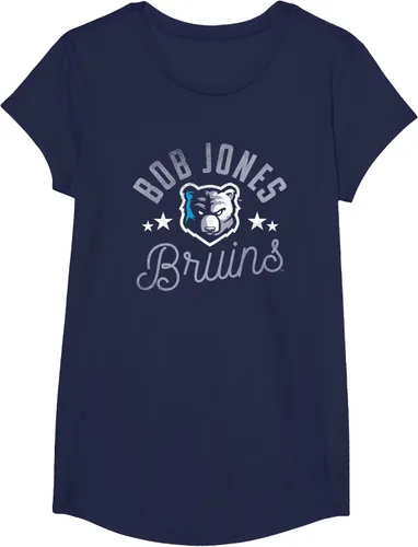 Vista 4 de Camiseta con logotipo de Bob Jones University Bruins, Azul