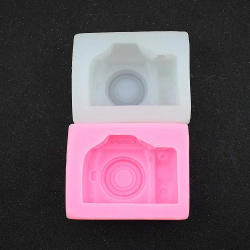 Vista 4 de 3D Cámara Silicona Chocolate Caramelo Molde Cake Decorar Herramientas DIY Mini Jabón Molde