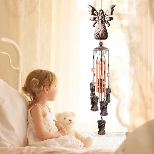 Vista 3 de Regalos de ángel para abuela, campanillas de viento para madre, regalo de cumpleaños