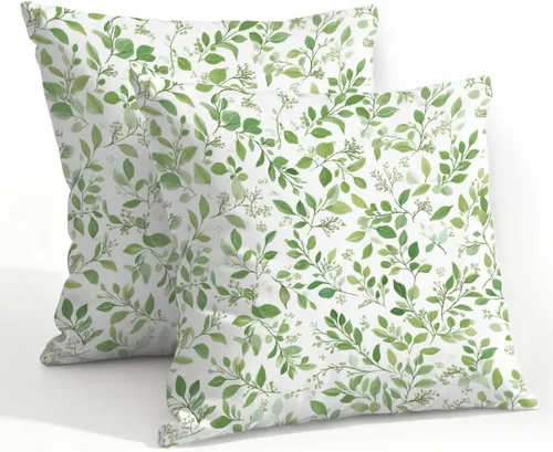 Vista 39 de Juego de 2 fundas de almohada impermeables para exteriores, 16 x 16 pulgadas, fundas de almohada decorativas de patio para muebles de jardín, sofá