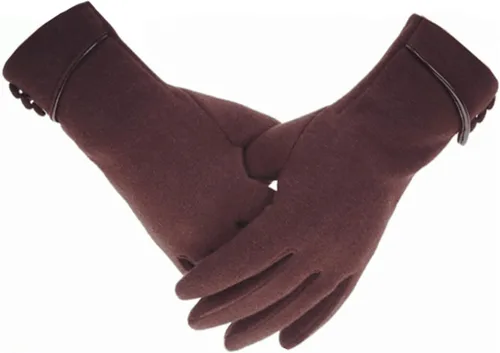 Vista 49 de Tomily - Guantes de forro polar para mujer con pantalla táctil