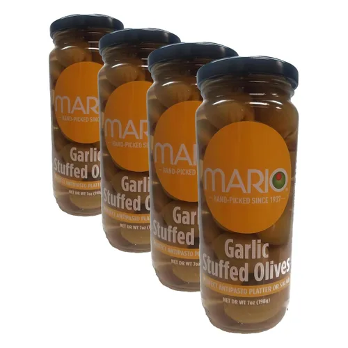 Vista 6 de Mario Camacho Foods Aceitunas rellenas, queso azul, 7 onzas