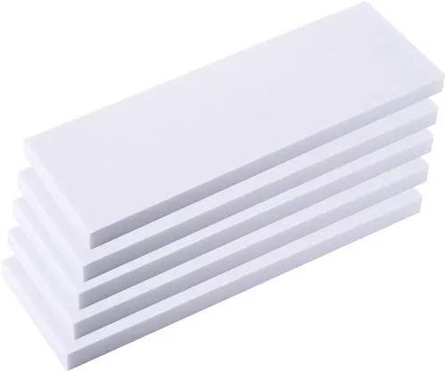 Vista 10 de Tablero de espuma de alta densidad para suministros de bricolaje, bloques rectangulares gruesos para tallar, escultura, arte, 3.9 in x 11.8 in, Azul
