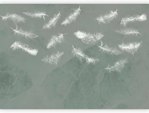 Vista 12 de artgeist Mural de pared de plumas de 98 x 69 pulgadas, tamaño XXL, no tejido, de forro polar, para decoración de pared, impresión fotográfica, #10