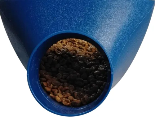Vista 4 de Rattleware Kilo - Cuchara para escamas de frijoles, color azul, 1 kilo / 2.2 libras Embolsado de café al por menor