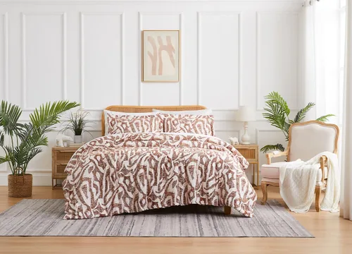 Vista 36 de Southshore Fine Linens - Juego de fundas para edredón de gran tamaño, 3 piezas 22 - Boho Paisley Azul Ceniza