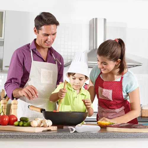 Vista 7 de Pelador eléctrico de frutas y verduras, juego profesional de pelador de patatas de mano, cortador de cocina con 3 cuchillas intercambiables