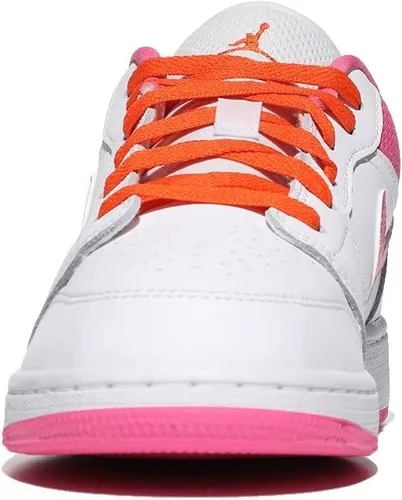 Vista 5 de Jordan Youth Air 1 Low GS DR9498 168 Pinksicle - Talla 6.5Y, BlancoNaranja de seguridadPinksicle