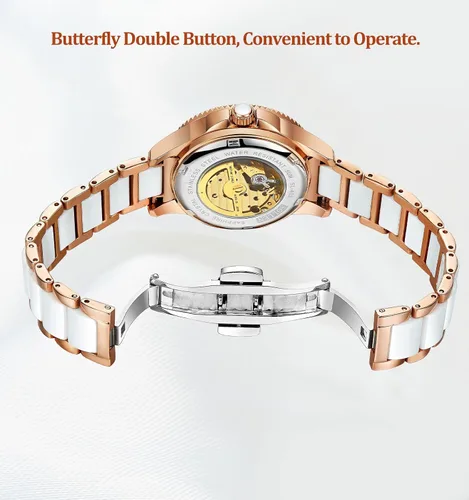 Vista 7 de Automatic Watches for Women, Casual Women's Watch, 3ATM Waterproof Women's Wrist Watches, Ideal Gift for Girls & Adults