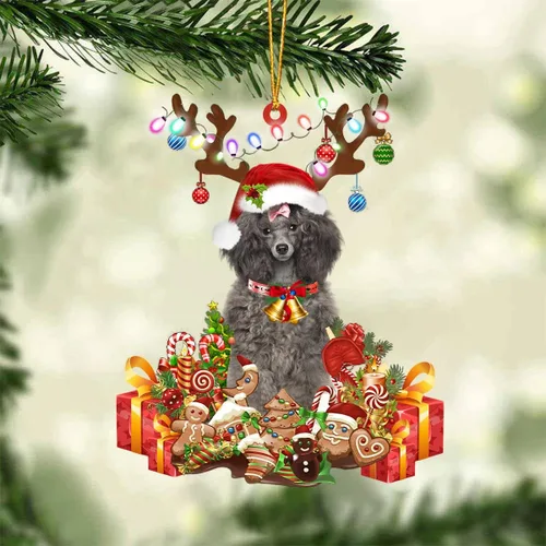 Vista 33 de Nazenti Adorno de Navidad personalizado de reno de Alaskan Malamute – Adorno de perro personalizado para amantes de las mascotas, acrílico plano