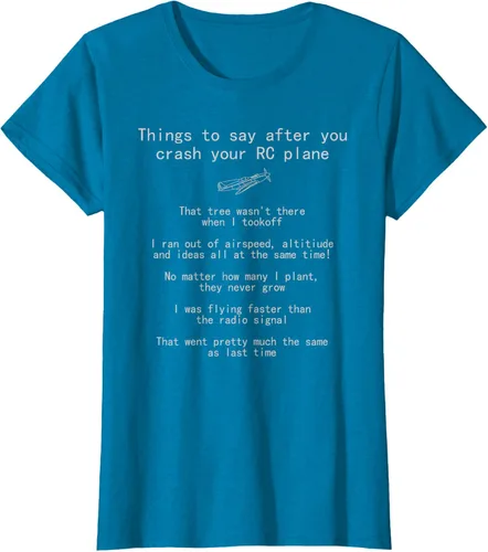 Vista 78 de Cosas que decir cuando te estrellas con tu camiseta RC Plane hobby