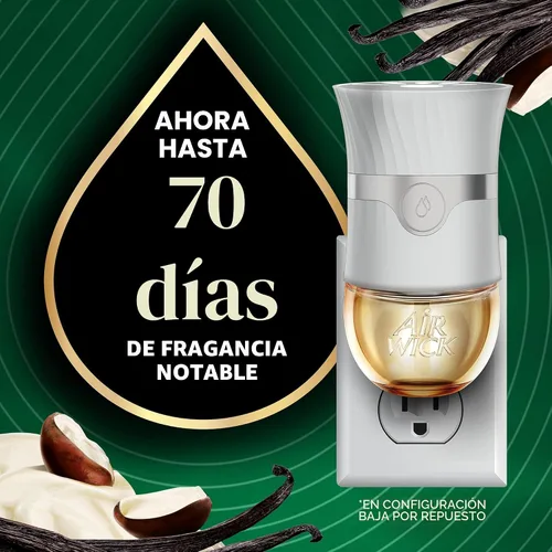 Vista 3 de Air Wick Aceites perfumados 0+4 Recarga de vainilla dulce y manteca de karité