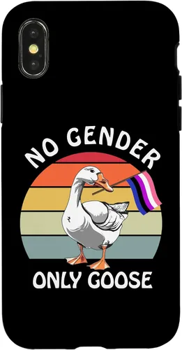 Vista 7 de Funda para iPhone 12 Pro Max Genderfluid Goose Bi Pride Flag Bi Pride Parade Flag LGBTQ