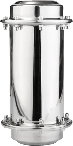 Vista 9 de Stainless Steel Time Capsule 26cm Length 10cm Diameter Sealed Container for Events Weddings Birthdays Durable Design Ideal Size for Keepsakes