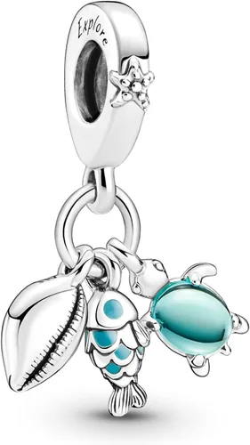 Vista 59 de Dijes de plata de ley 925 de dibujos animados de pato, ratón, oso, elefante, dragón chino, cuentas colgantes para pulseras y collares, joyería