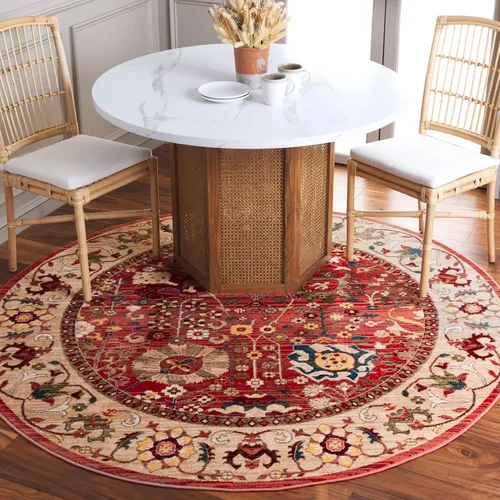 Vista 6 de SAFAVIEH Kashan Collection - Alfombra de área de 2 x 3 pies, color beige y gris pardo, diseño oriental tradicional, no desprende pelusa y de fácil