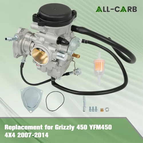 Vista 4 de Carburador de recambio ALL-CARB para Yamaha Bruin 250 350, Big Bear 250 400, Wolverine 350 450, Kodiak 400 450, YFM350, YFM400, YFM450, reemplazo