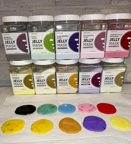 Vista 4 de YMEYFAN Máscara de gelatina para faciales, máscara de gelatina en polvo al por mayor para suministros esteticistas profesional, salón de belleza