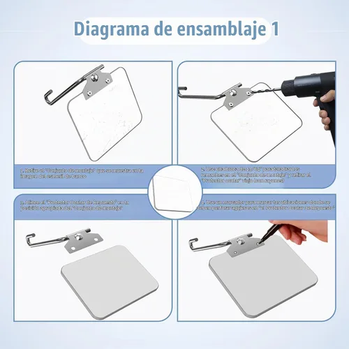Vista 4 de Neeki Protector de ojos de repuesto para amoladora de banco de 4 x 5