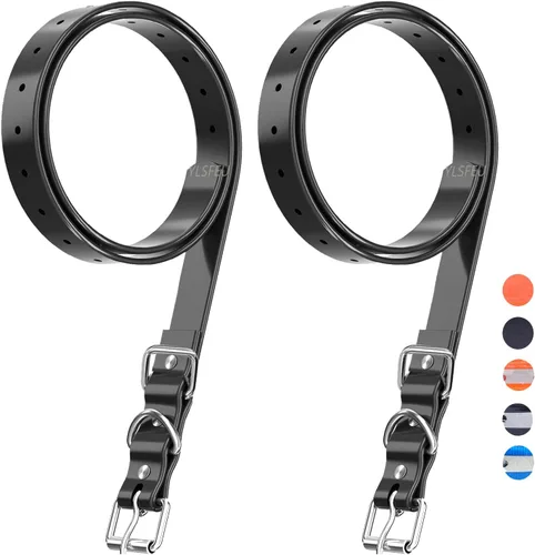 Vista 21 de Correa de collar para perros ETPET para la mayoría de receptores de collar de entrenamiento electrónico: Correa de TPU para mascotas, ajustable