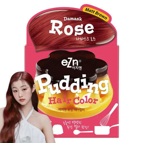 Vista 27 de eZn Tinte para el cabello con pudín (beige ceniza) - Tinte coreano