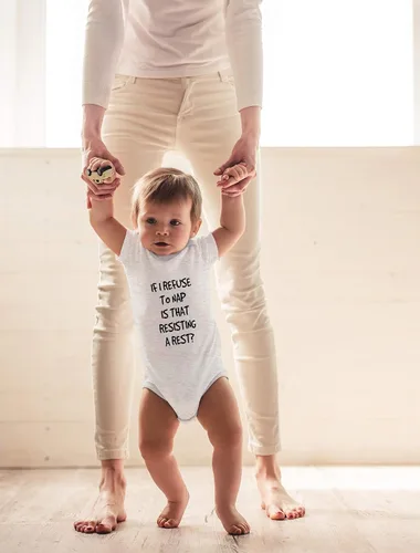 Vista 7 de CBTwear If I Nap Is That Resisting Baby Bodysuit Adorable Boy Girl Romper Ropa