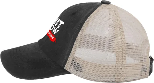 Vista 3 de Gorra de béisbol Shit Show Crew Member Gorra de béisbol para mujer Gorra de mezclilla gráfica ajustable