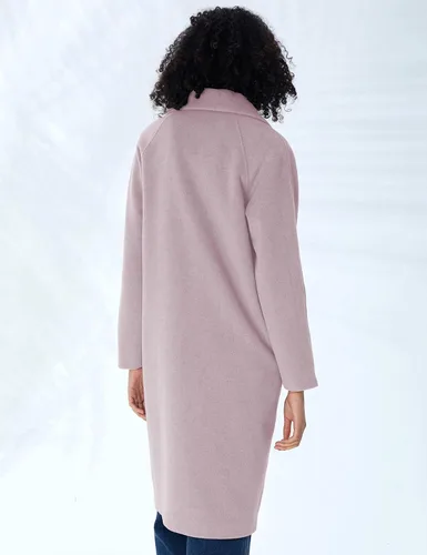 Vista 5 de SDEER Abrigo largo básico en forma de H con solapa casual para mujer de invierno