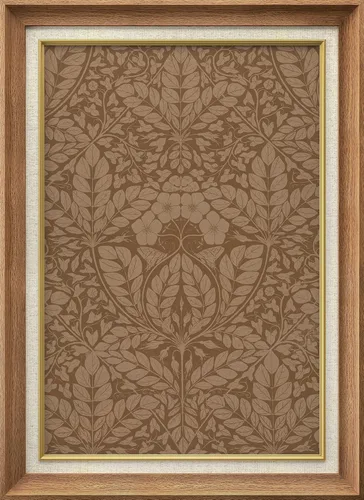 Vista 277 de MUDECOR Lienzo enmarcado prémium para pared, pinos nevados en bosque de invierno, ilustraciones modernas, arte contemporáneo, escénico, divertido