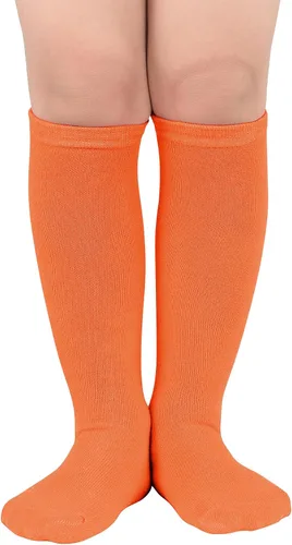 Vista 73 de Zando Calcetines de fútbol para niños, hasta la rodilla, para jóvenes, béisbol, fútbol, sóftbol, niños y niñas, de algodón suave sobre