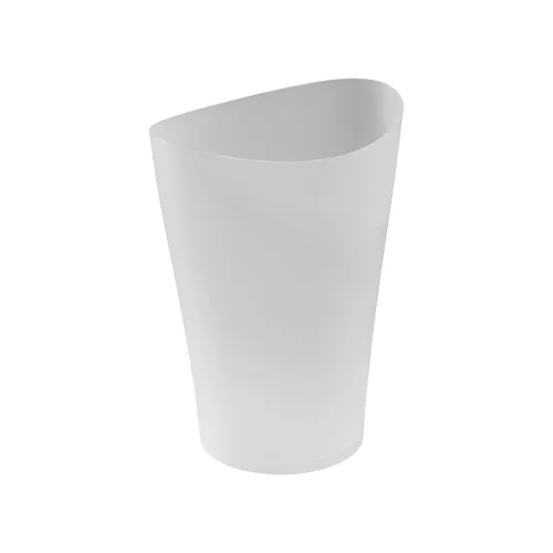 Vista 4 de Rubbermaid Bote de basura, 2.25 galones, plástico, azul plomizo, paquete de 2, baño, tocador