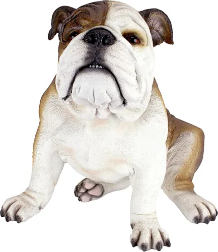 Vista 2 de Design Toscano Escultura Buster the Bulldog de 16 pulgadas