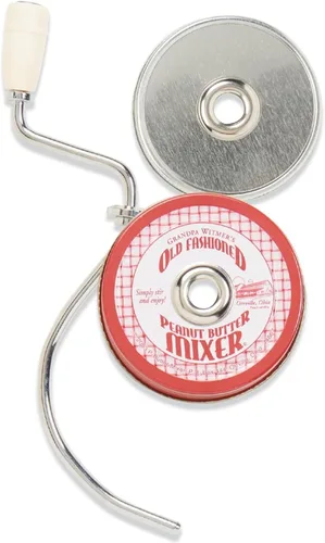Vista 2 de Mezclador Grandpa Witmer para mantequilla de maní natural y mantequilla de nuez, no ensucia, fabricado en los Estados Unidos, libre de BPA, puede