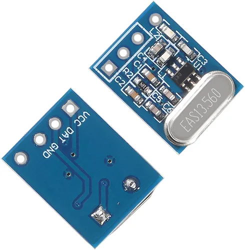 Vista 3 de Alinan 5Sets 433MHZ SYN115 SYN480R transmisor inalámbrico y receptor módulo kit preguntar/OOK chip PCB