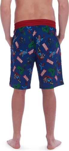 Vista 6 de Marvel Avengers Captain America Spider-Man Hulk Thor Black Widow, paquete de 2 pantalones cortos de pijama