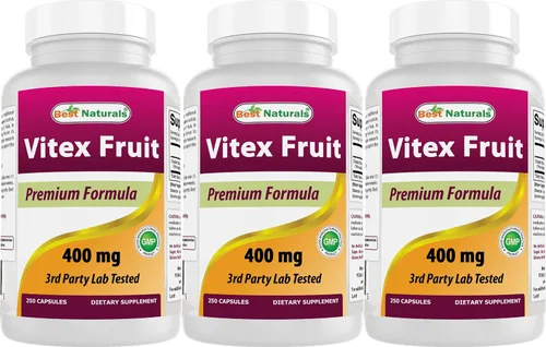 Vista 8 de Best Naturals Vitex Chasteberry 400 mg 250 Cápsulas