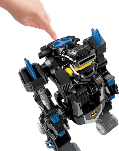 Vista 3 de Batbot de Fisher Price Imaginext, Estándar, Negro, azul, gris, amarillo
