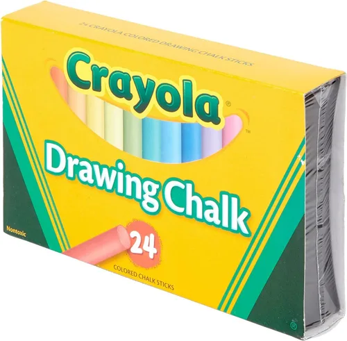 Vista 2 de Crayola Tiza de dibujo 24ct
