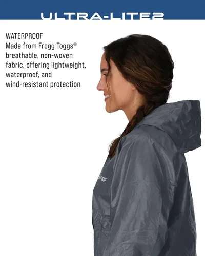 Vista 4 de FROGG TOGGS Ultra-Lite2 - Traje de lluvia impermeable y transpirable para mujer