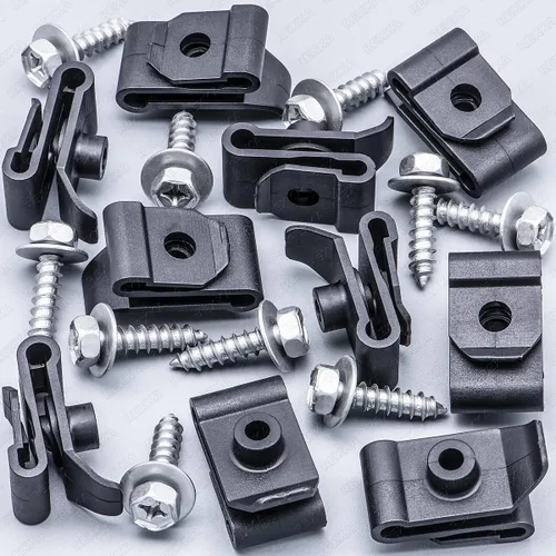 Vista 2 de Rexka 10 juegos de parachoques cubierta Fender Liner Tornillo Nylon U Nut Kit para Toyota Lexus 90159-60488 90467-05114
