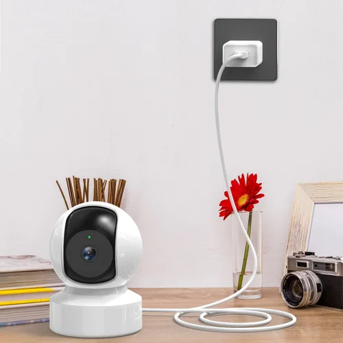 Vista 3 de Adaptador de corriente USB para exteriores de 5 V 2 A, compatible con WyzeCam, Blink Mini Pan, Nest Cam, Ring Spotlight/Stick Cam, Kasa Cam, Nest
