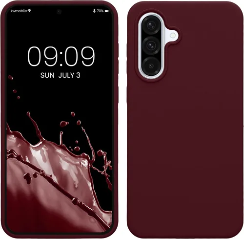 Vista 262 de kwmobile Funda Compatible con Samsung Galaxy A14 5G - Funda de teléfono de TPU y silicona con acabado suave - Verde Lima