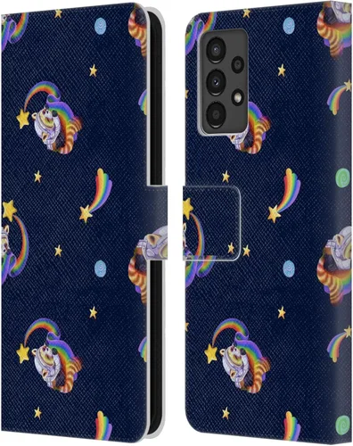 Vista 92 de Head Case Designs Officially Licensed Carla Morrow Colorful Space Dice Patterns Leather Wallet Case Compatible with Samsung Galaxy A07 4G