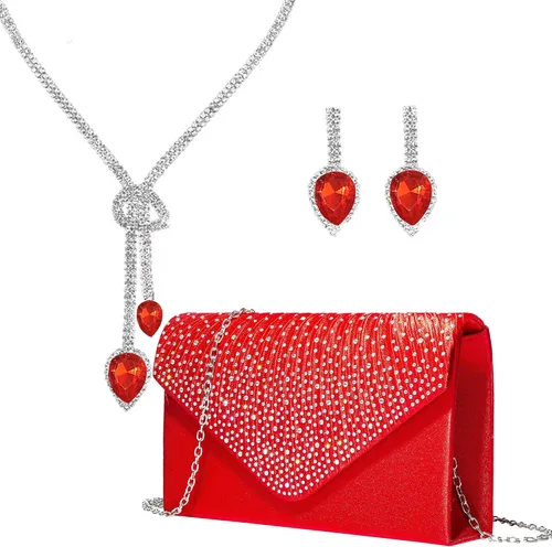 Vista 8 de LETODE Bolsos de mano para mujer, bolsos de noche y embragues para mujer, bolsos de sobre, bolsos de fiesta, baile de graduación, bolso de boda