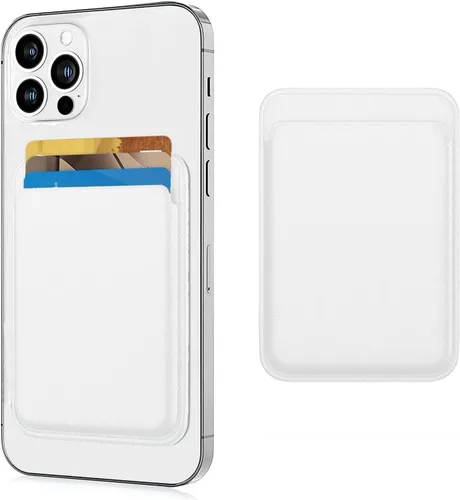Vista 16 de Cartera magnética compatible con MagSafe para iPhone 17, 16, 15, 14, 13, 12 Pro Max Plus, sin recortes, tarjetero seguro Mag 3 para teléfono celular