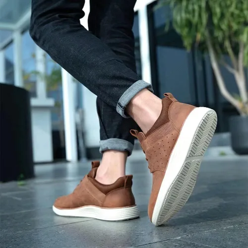 Vista 6 de Arkbird Mocasines de cuero, zapatos casuales sin cordones para hombre