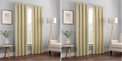 Vista 56 de ECLIPSE Kendall - Cortina térmica opaca moderna con bolsillo para cortinero, para dormitorio o sala de estar (1 panel), 42 x 54 pulgadas, alcachofa