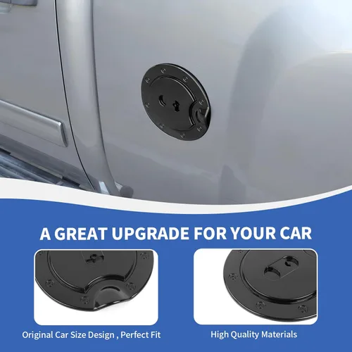 Vista 6 de RAZPOY Negro Tapa de Repuesto para Tanque de Gasolina Compatible con Chevy Silverado y GMC-SIERRA 2007-2013