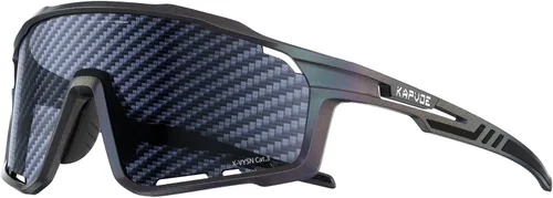 Vista 13 de KAPVOE 3 Lens Cycling Sunglasses Men Women K76